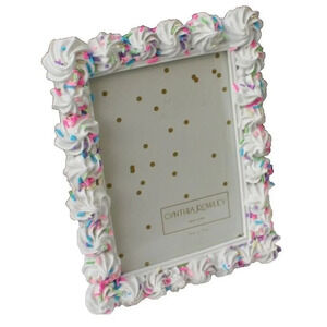 New White Girly Bakery Cupcake Frosting W/ Sprinkles Home Picture Photo 5x7